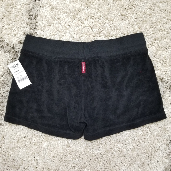 NWT Hard Tail Black Terry Cloth Shorts Size XL - Picture 5 of 5